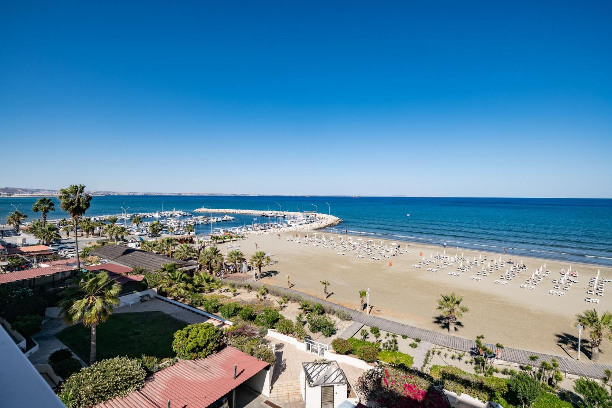 Lazuli Beachfront Sea View Ap144 Larnaca Exterior foto